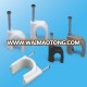 Factory Supply 12mm Round Circle Nail Cable Clips